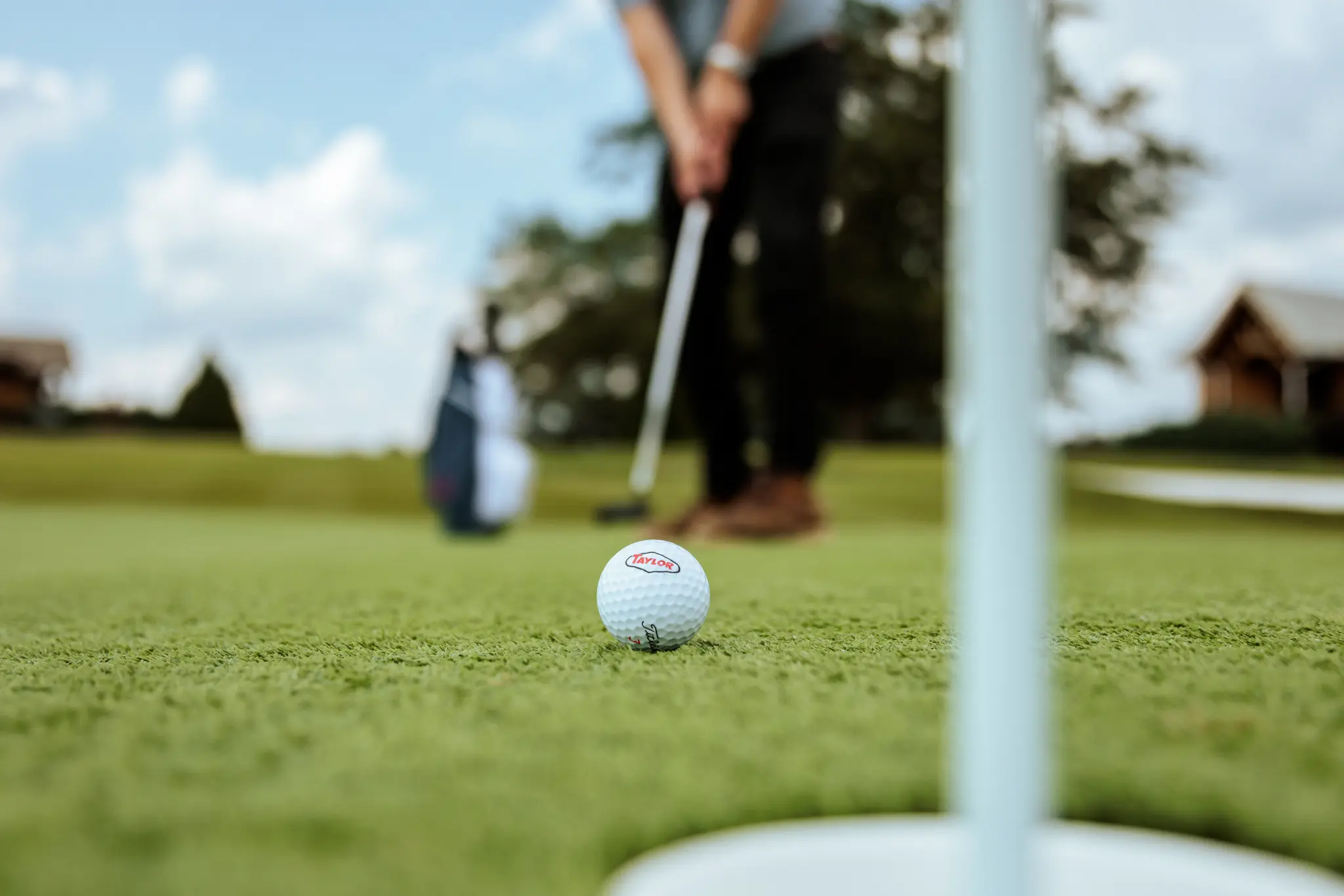 Synthetic-turf putting and chipping green at Quail Ridge